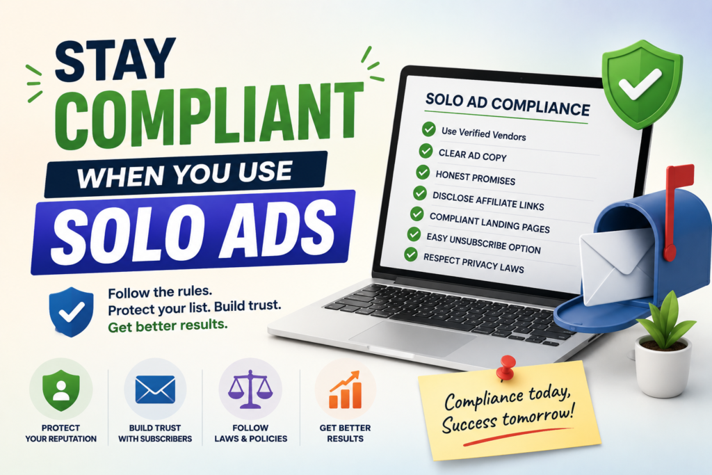 Stay Compliant with Solo Ads