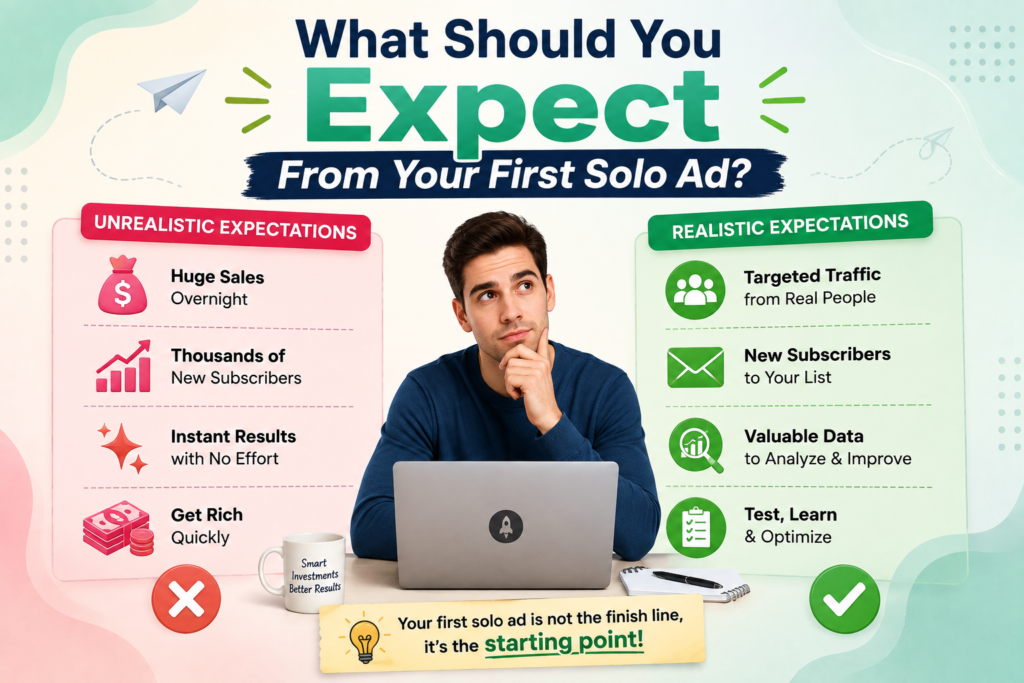 What Should You Expect From Your First Solo Ad?