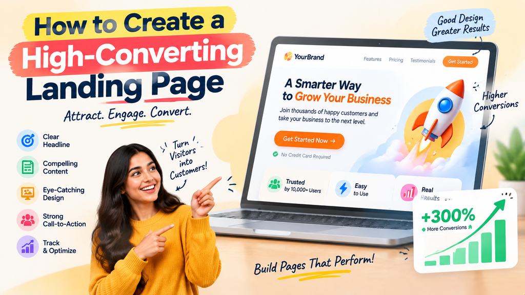 how to create a high-converting landing page