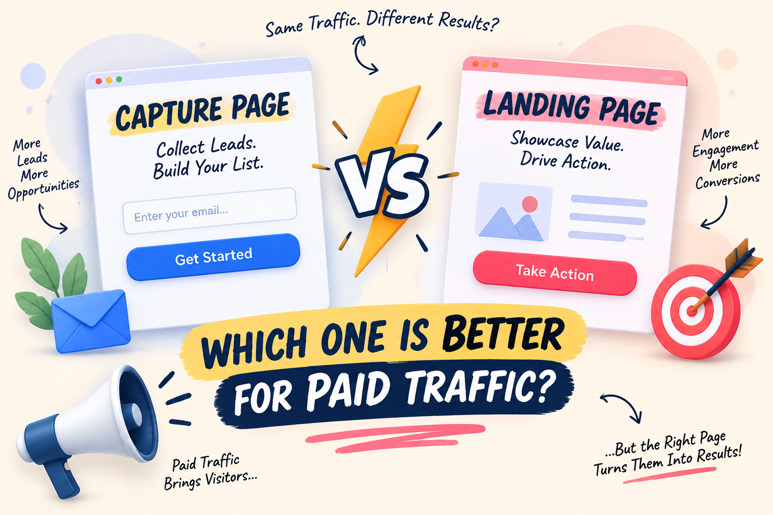capture page vs landing page